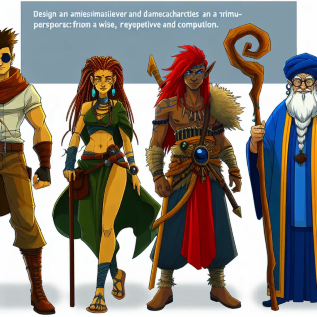 Główni bohaterowie Evoland 2 stojący obok siebie