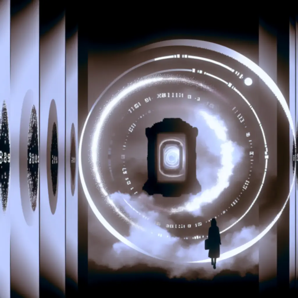 Bohater Evoland 2 przemierzający światy w różnych epokach.